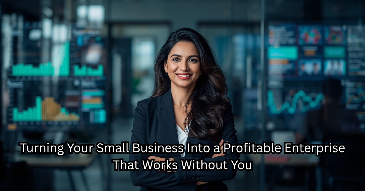 Turning Your Small Business Into a Profitable Enterprise That Works Without You